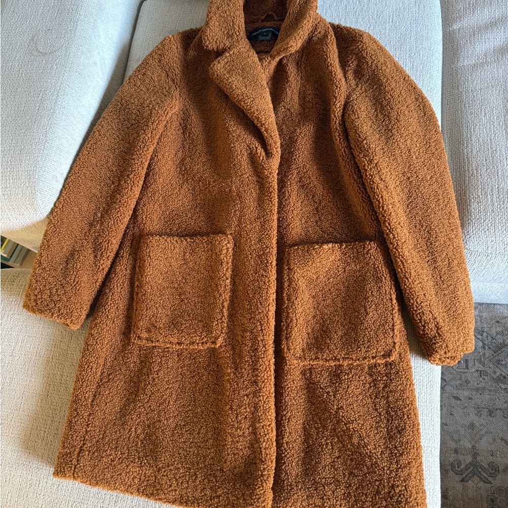 French Connection Tan Teddy Jacket